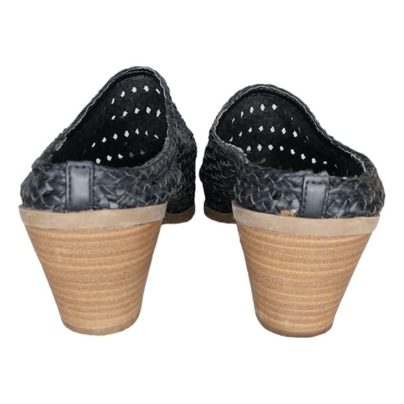 Vegan Leather Woven Mules Size 9 - Picture 6 of 9